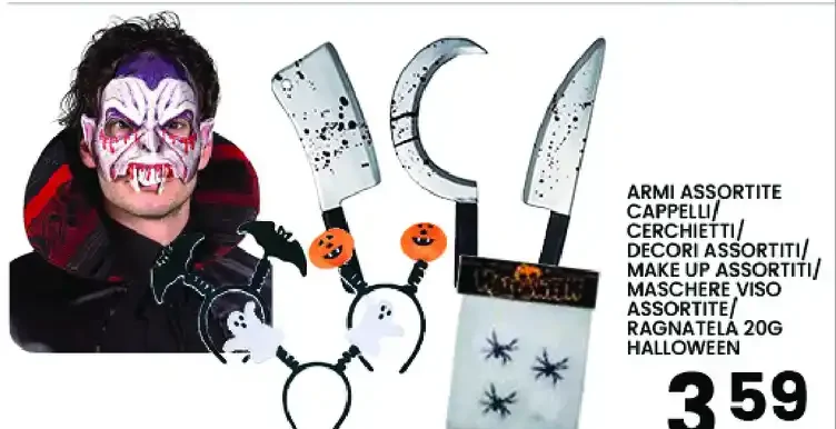 Armi assortite e accessori Halloween