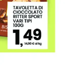 Tavoletta di cioccolato Ritter Sport assortita