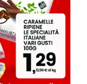 Caramelle ripiene Le Specialità Italiane vari gusti