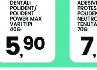 Adesivi per protesi dentali Polident Power Max