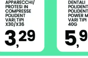 Pulitori per apparecchi/protesi Polident