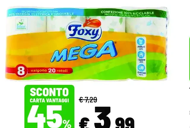 Carta igienica Mega