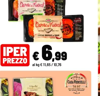 Costine con rosmarino o peperoncino