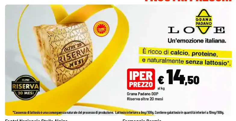 Grana Padano DOP Riserva oltre 20 mesi
