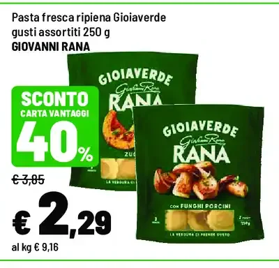 Pasta fresca ripiena Gioiaverde