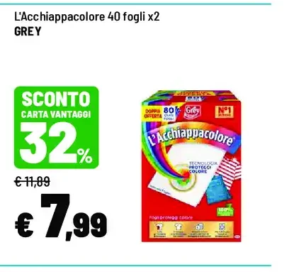 Acchiappacolore Grey