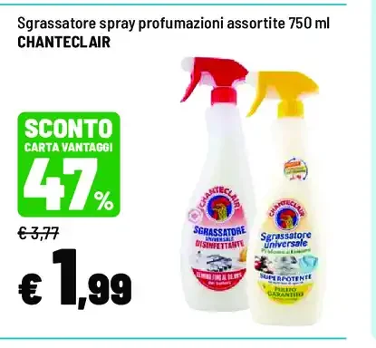 Sgrassatore spray Chanteclair