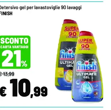 Detersivo gel lavastoviglie Finish