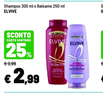 Shampoo o balsamo Elvive
