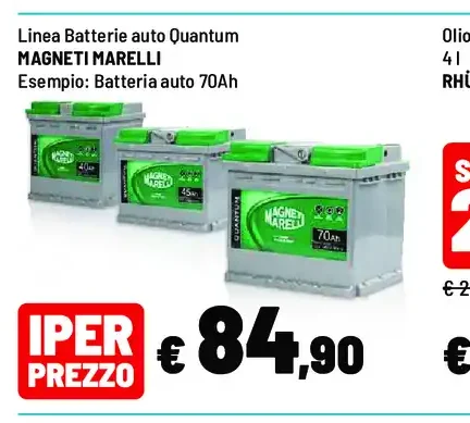 Batteria auto 70Ah