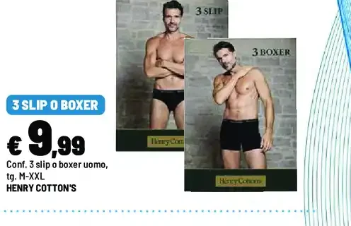 Slip o boxer uomo