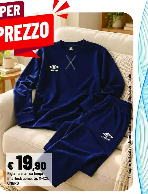 Pigiama manica lunga uomo