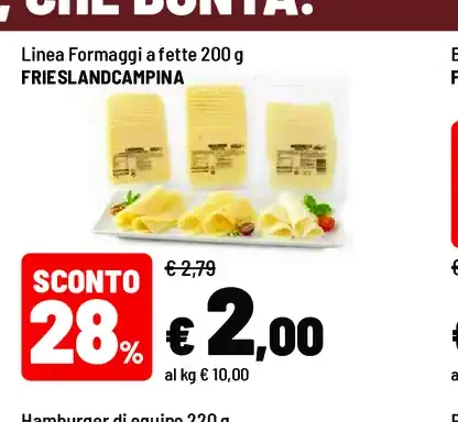 Linea formaggi a fette