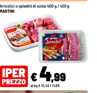 Arrosticini o spiedini di suino
