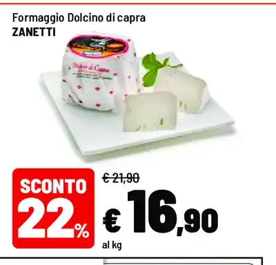 Formaggio Dolcino di capra Zanetti