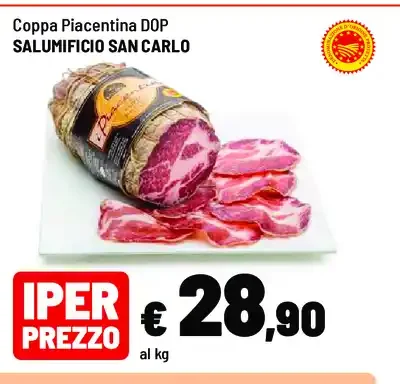 Coppa Piacentina DOP Salumificio San Carlo