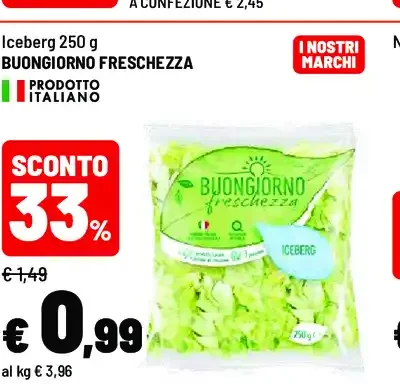 Iceberg 250 g Buongiorno Freschezza