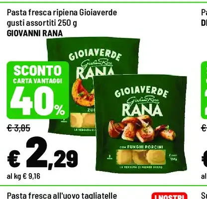 Pasta fresca ripiena Gioiaverde gusti assortiti