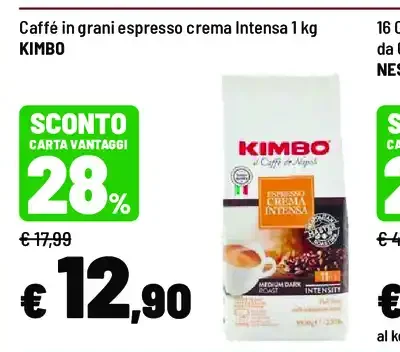 Caffè in grani espresso crema Intensa