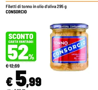 Filetti di tonno in olio d'oliva