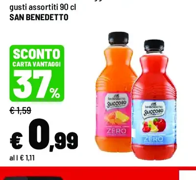 Succo senza zuccheri aggiunti