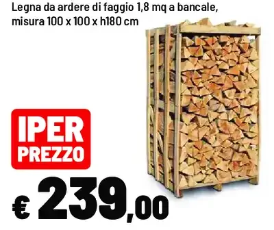 Legna da ardere di faggio