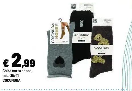 Calza corta donna
