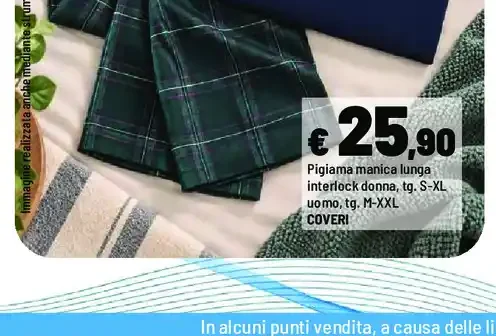 Pigiama manica lunga donna o uomo