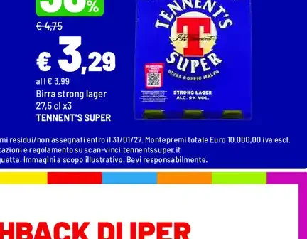 Birra strong lager confezione