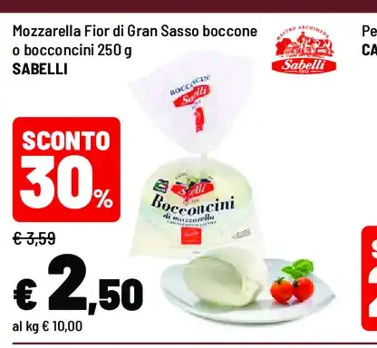 Mozzarella Fior di Gran Sasso boccone o bocconcini