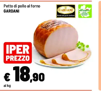 Petto di pollo al forno Gardani