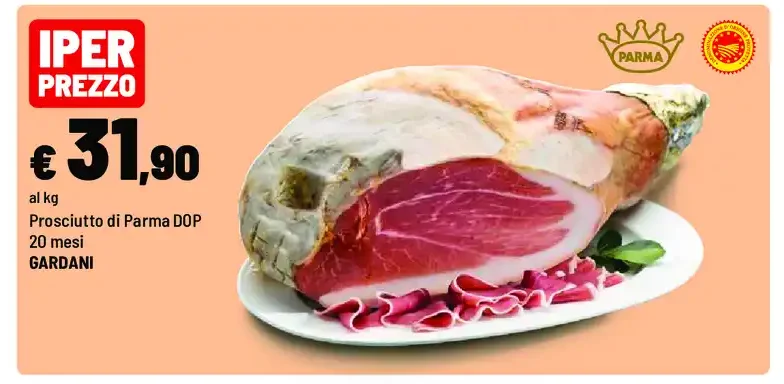 Prosciutto di Parma DOP 20 mesi Gardani