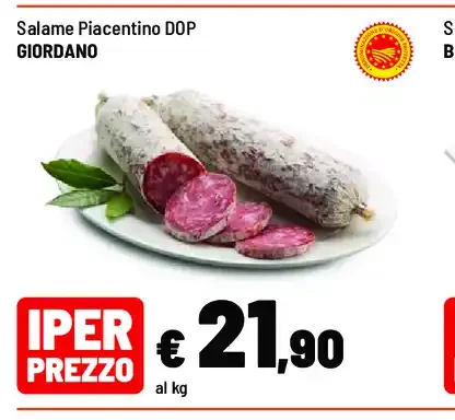 Salame Piacentino DOP Giordano