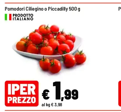 Pomodori Ciliegino o Piccadilly