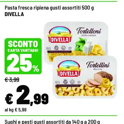 Pasta fresca ripiena gusti assortiti 500 g