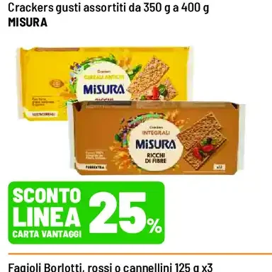 Crackers gusti assortiti