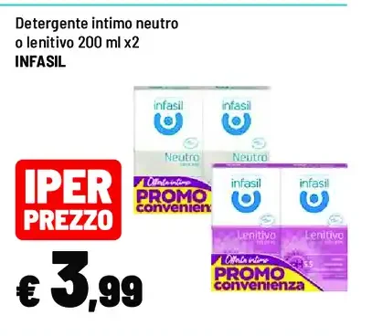 Detergente intimo o lenitivo