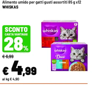 Alimento umido per gatti Whiskas