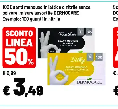 Guanti monouso Dermocare