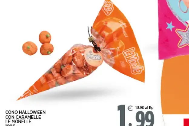 Cono Halloween con caramelle Le Monelle