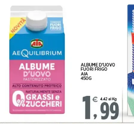 Albume d'uovo fuori frigo AIA