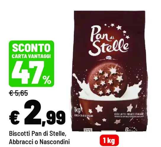 Biscotti Pan di Stelle, Abbracci o Nascondini