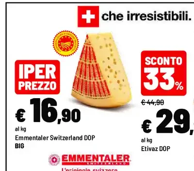 Emmentaler Switzerland DOP