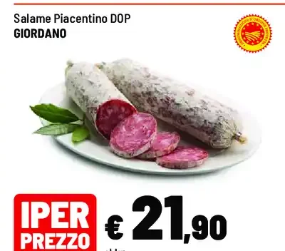 Salame Piacentino DOP
