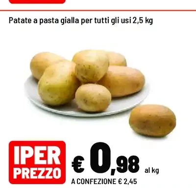 Patate a pasta gialla
