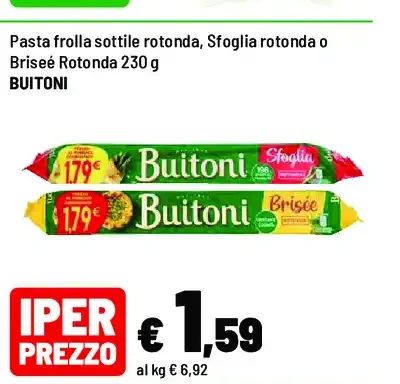 Pasta sfoglia o brisée