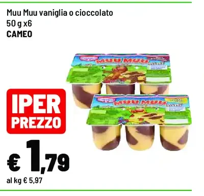 Muu Muu vaniglia o cioccolato