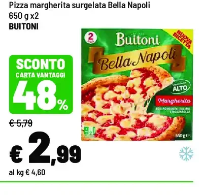 Pizza margherita surgelata Bella Napoli