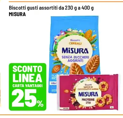Biscotti assortiti Misura
