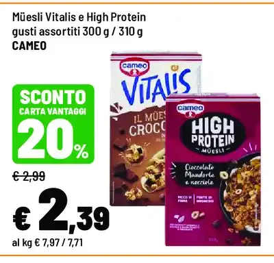 Muesli Vitalis e High Protein